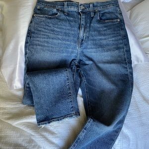 Madewell High-Rise Crop Boyjeans in Lavern Wash Size 28